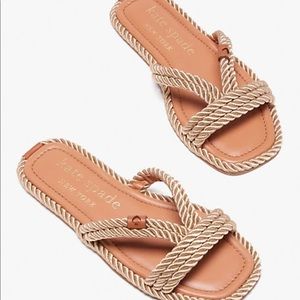 NIB Kate Spade Captains Cord sandals